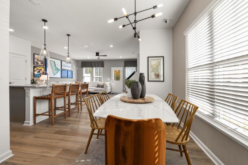 Kitchen open to Dining - Model Representation