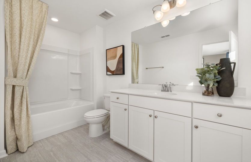 Secondary Bath with Double Vanity