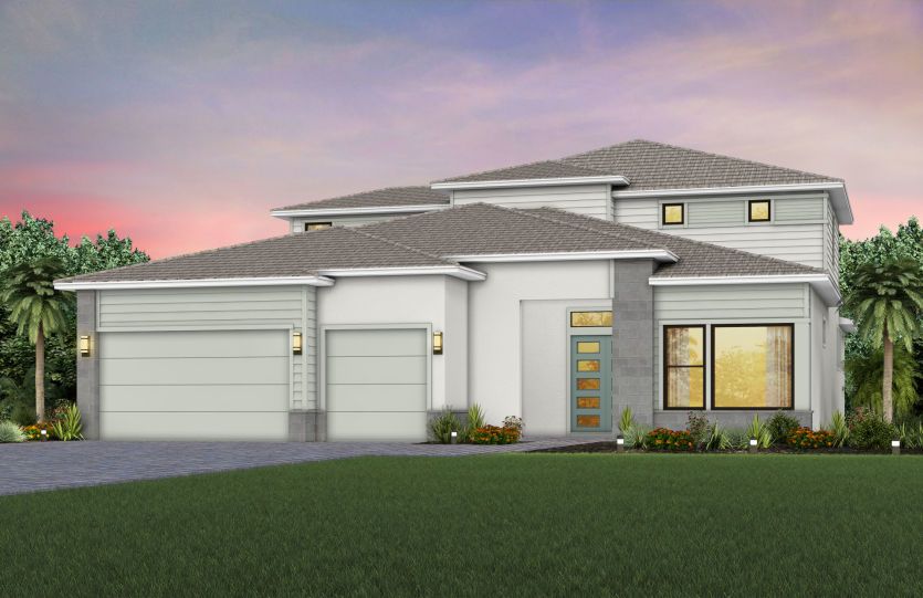 Exterior MD3 with stone