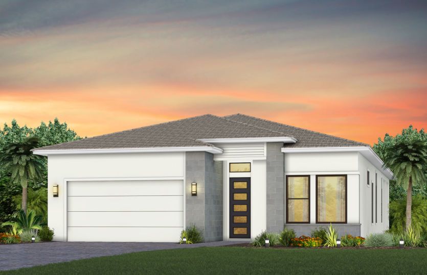 Exterior MD3 with stone