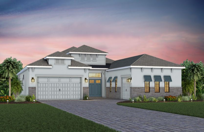 Exterior CO3 with stone