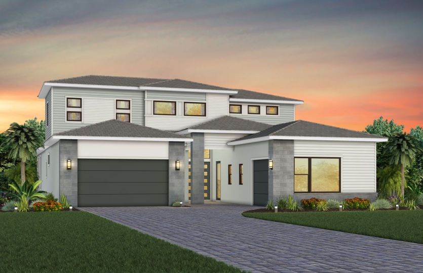 Exterior MD3 with stone