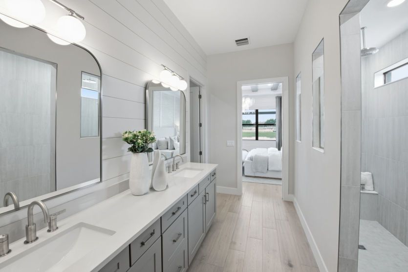 Owner's Bath with Dual Vanities