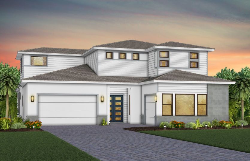Exterior MD3 with stone