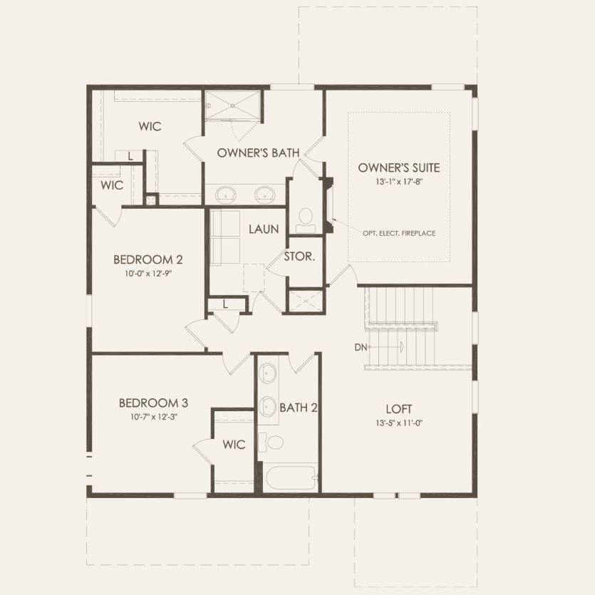 Second Floor 4 br / 2.5 ba