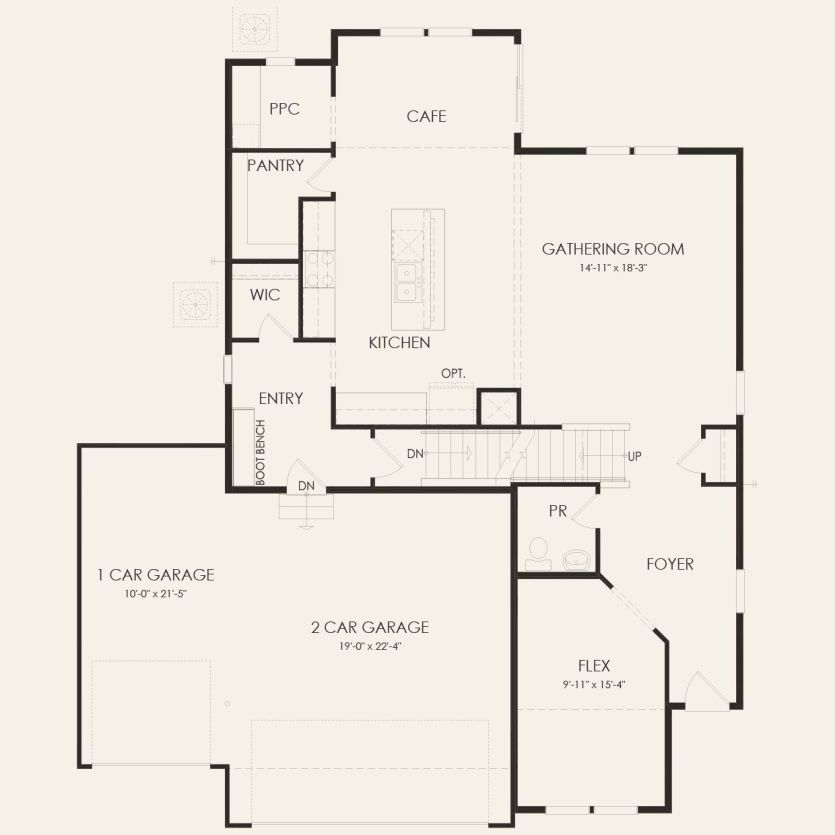 First Floor 4 br / 2.5 ba