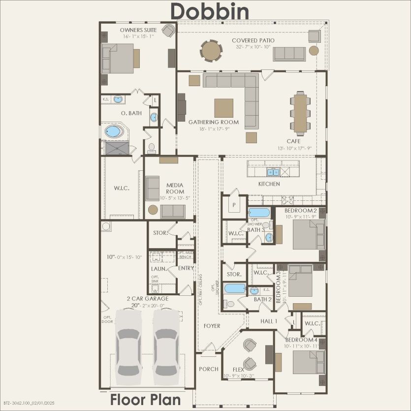 First Floor 4 br / 3 ba