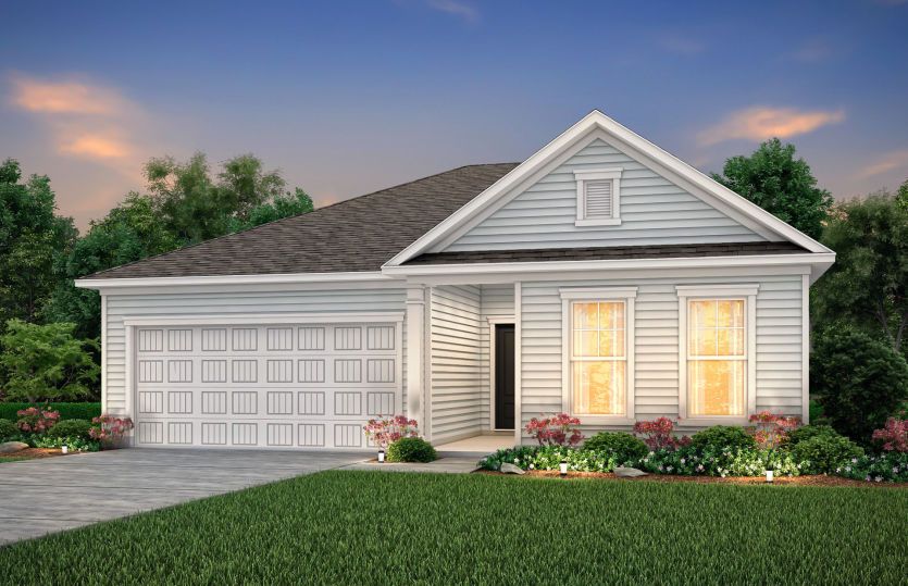 Rosemont Exterior LC2A with 2-car garage