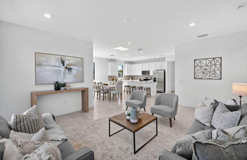 Spacious gathering room