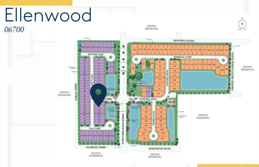 Location of this home within Legacy Groves