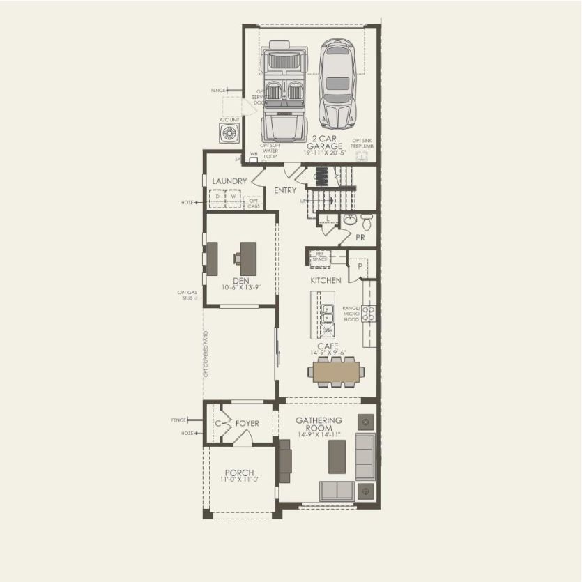 First Floor 3 br / 2.5 ba