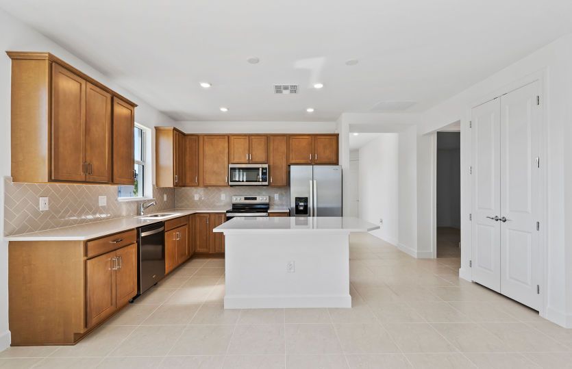 Chef-inspired kitchen with designer finishes