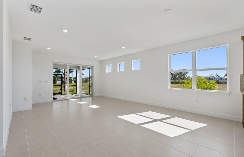 Spacious gathering room