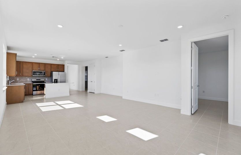 Spacious gathering room