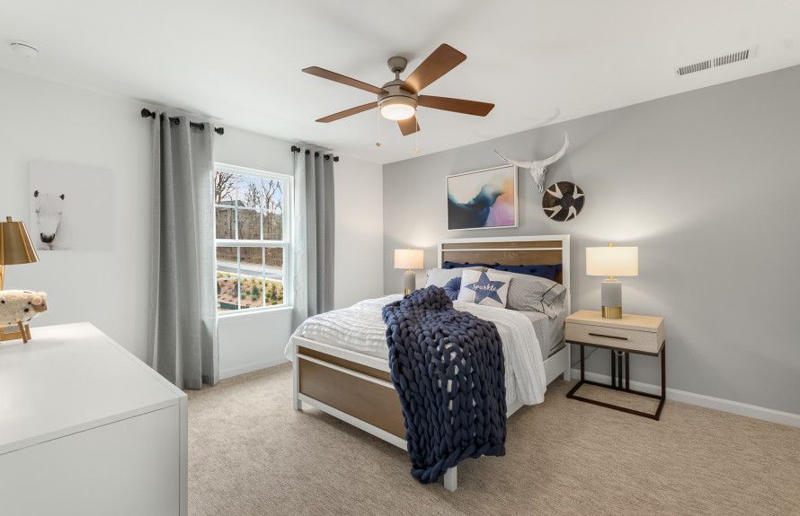 Spacious and Bright Bedrooms