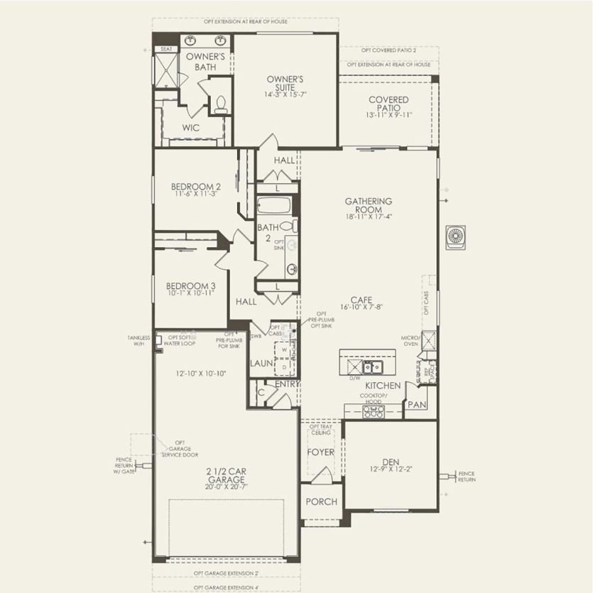 First Floor 3 br / 2 ba