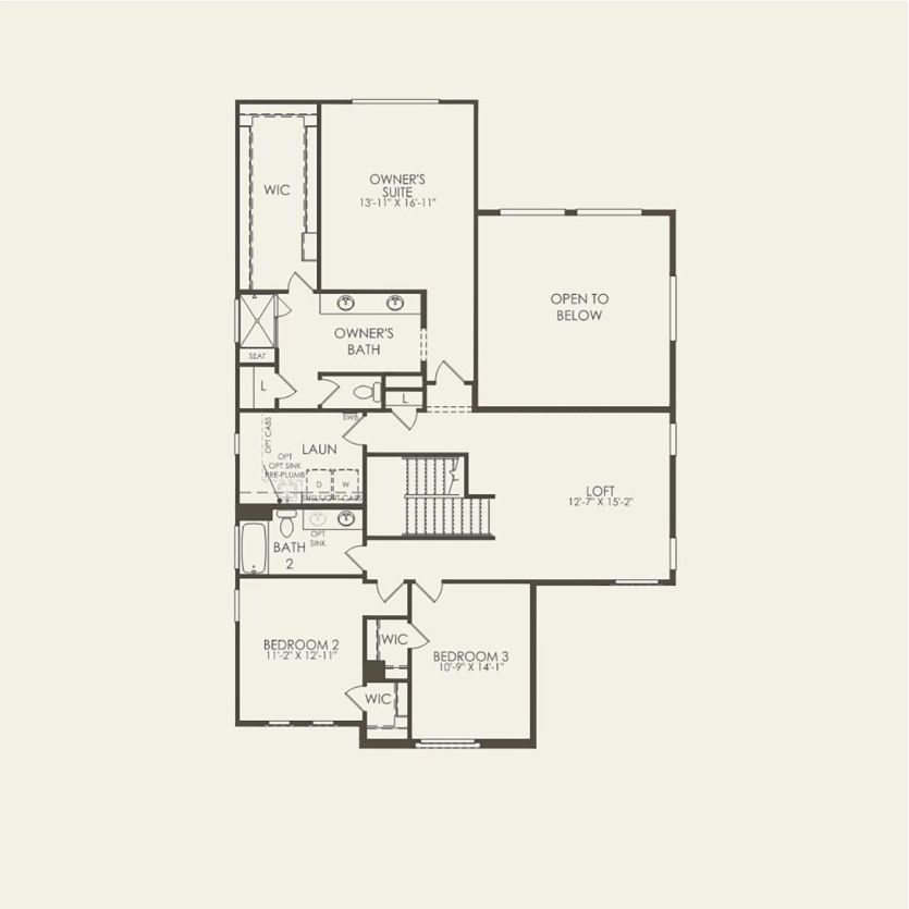 Second Floor 4 br / 3.5 ba