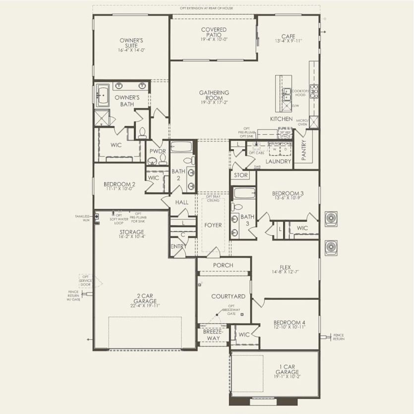 First Floor 4 br / 3.5 ba