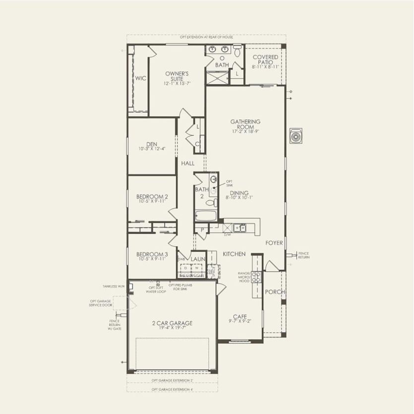 First Floor 3 br / 2 ba