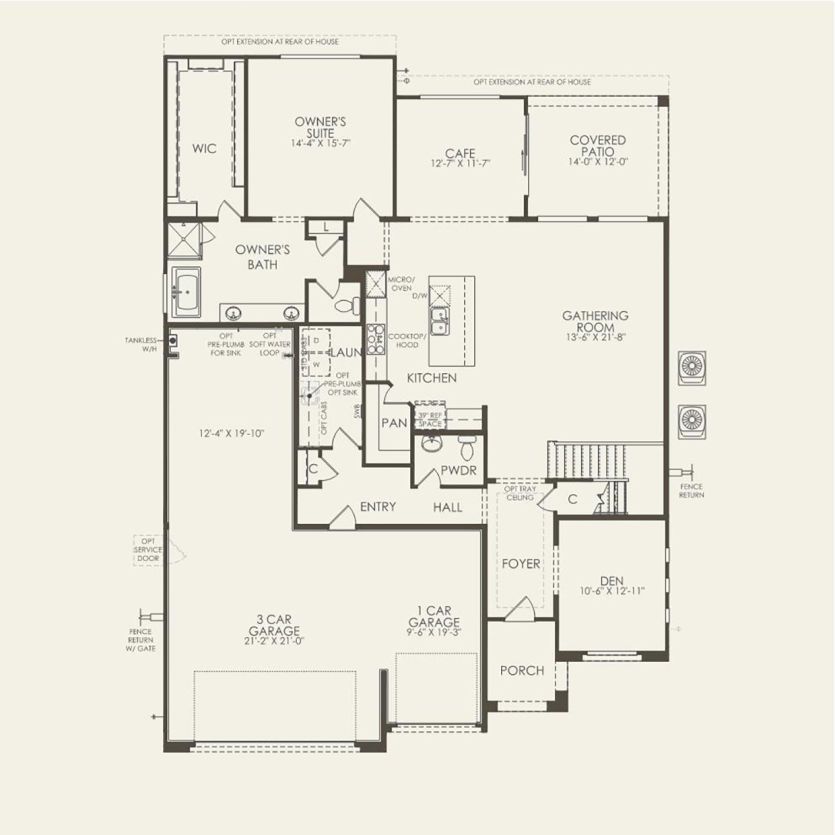 First Floor 5 br / 3.5 ba