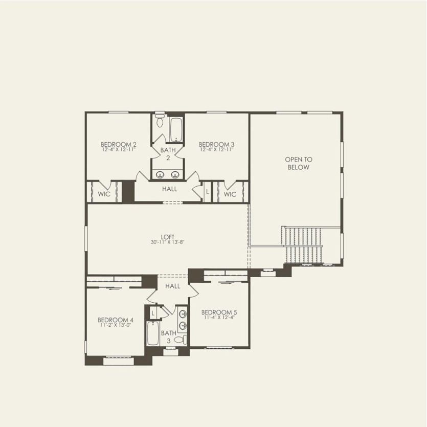 Second Floor 5 br / 3.5 ba