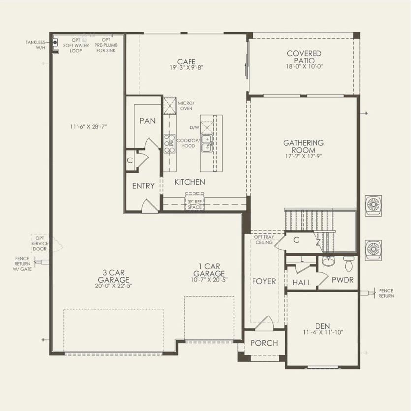 First Floor 4 br / 2.5 ba