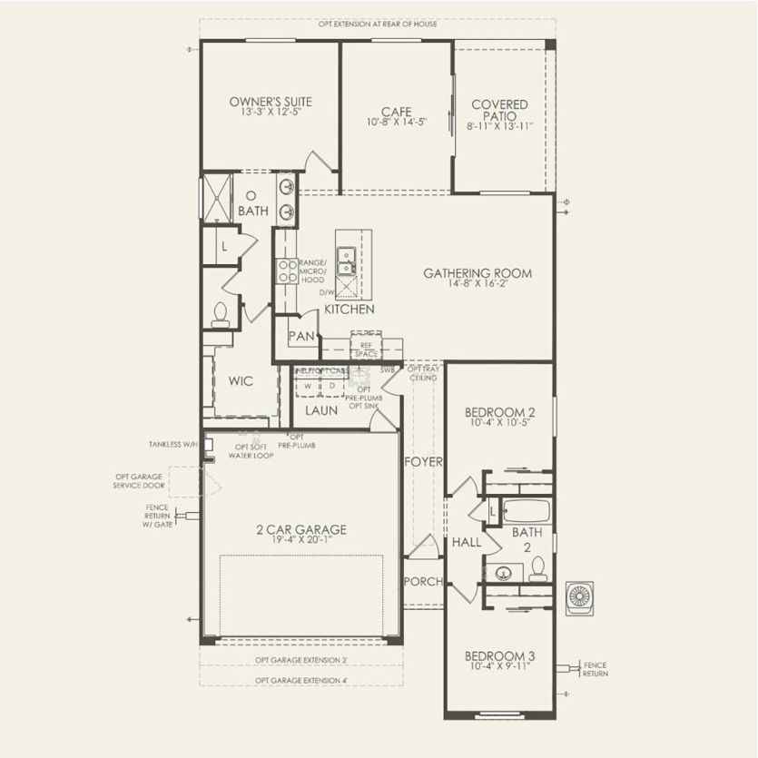First Floor 3 br / 2 ba