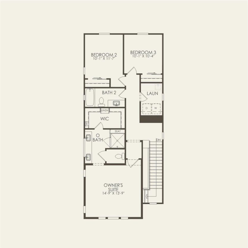 Third Floor 3 br / 2.5 ba