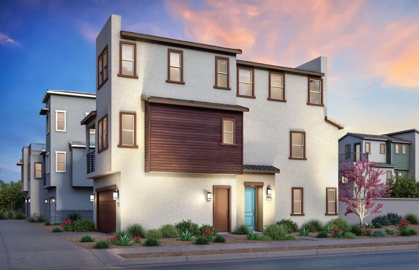 Plan 1 Contemporary Elevation (A)