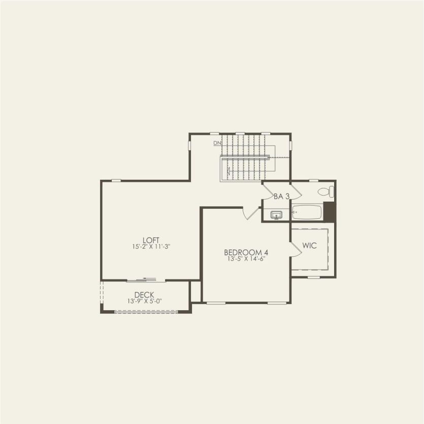 Third Floor 4 br / 3.5 ba