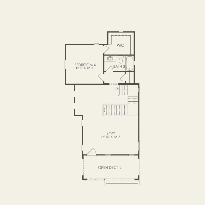 Third Floor 4 br / 3.5 ba