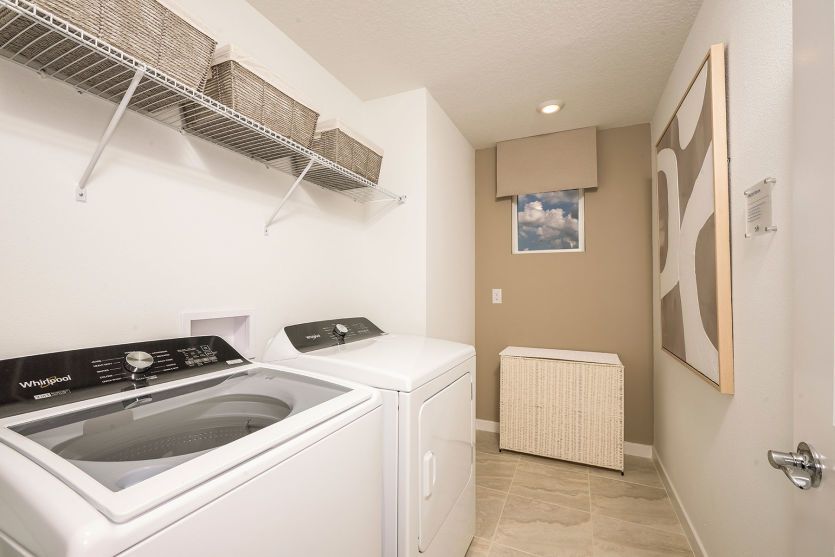 Convenient Laundry Room