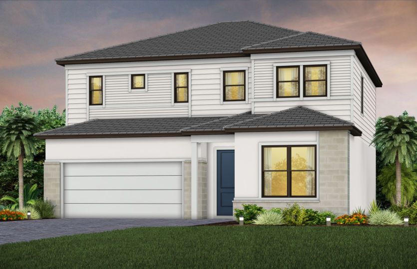Exterior MD1 with stone