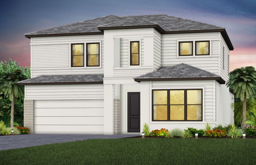 Exterior MD1 with stone