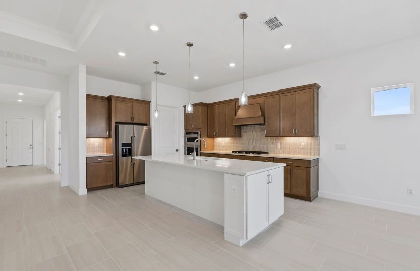 Kitchen with center island