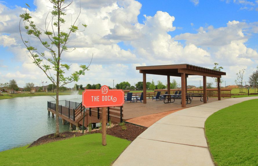 The Dock fishing pond and pier
