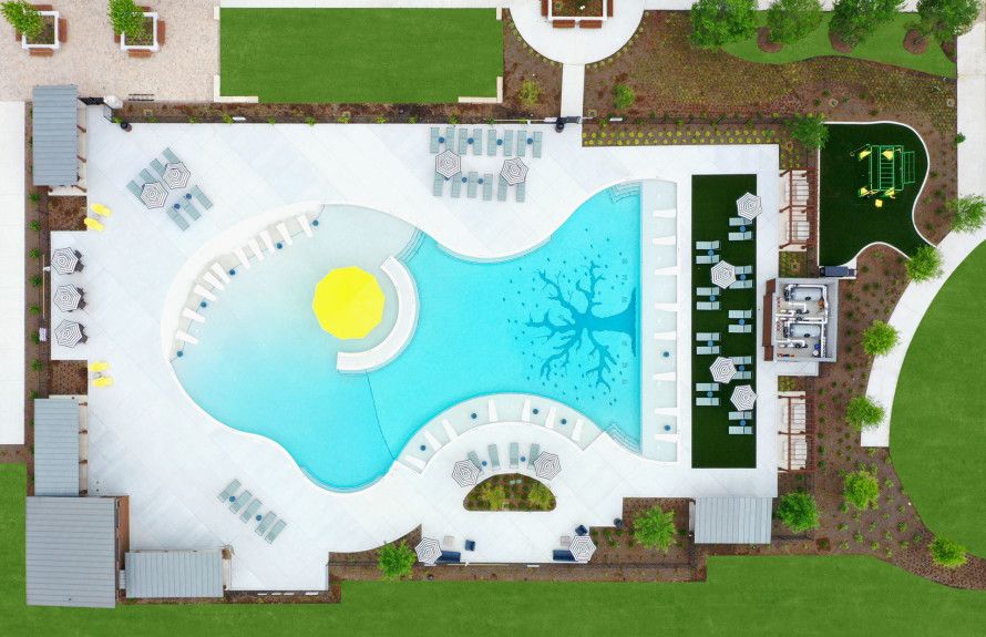 View of resort-style pool