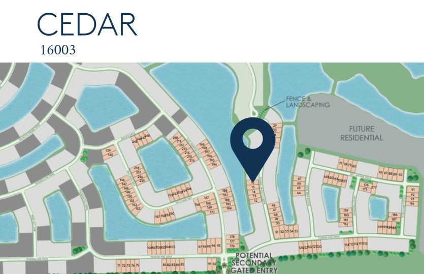 Location of this home within Hampton Lakes