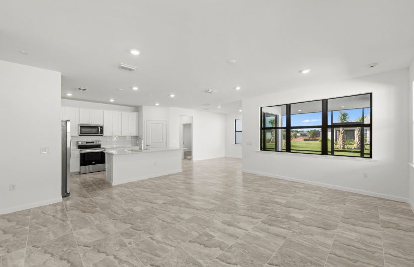 Enjoy natural lighting in the gathering room