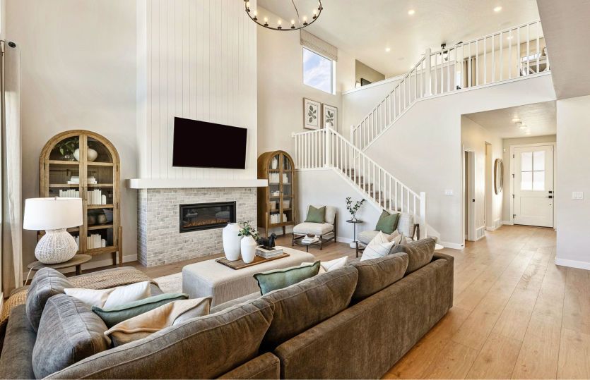 Open Living with Vaulted Ceilings