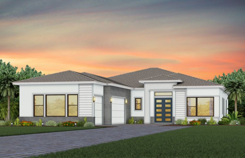 Exterior MD3 with stone