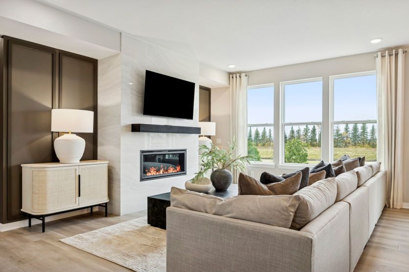 Cozy gathering room for family time.