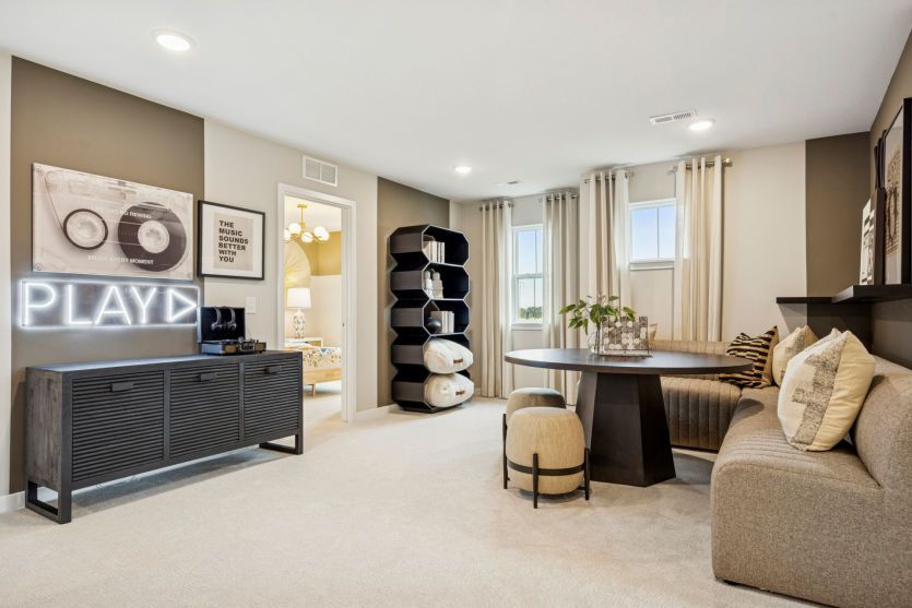 Relax in the upper-level loft.
