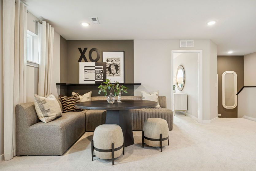 Relax in the upper-level loft.