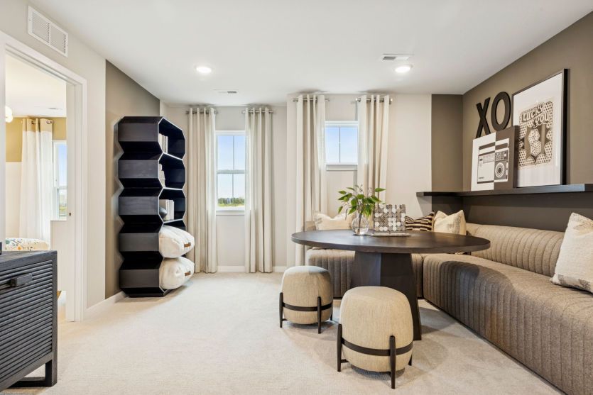 Relax in the upper-level loft.