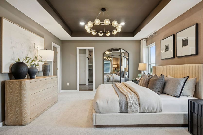 Luxurious owner’s suite retreat.