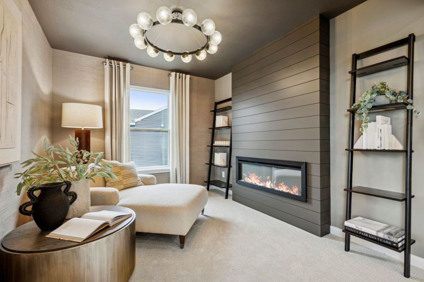 Luxurious owner’s suite retreat.