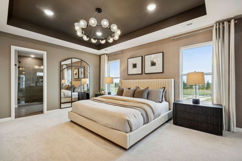 Luxurious owner’s suite retreat.