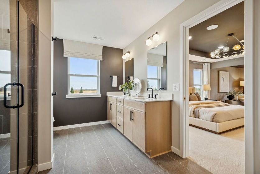 Spa-like owner’s bath suite.