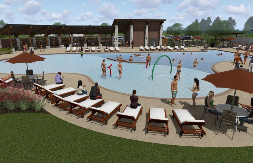 Future resort-style pool